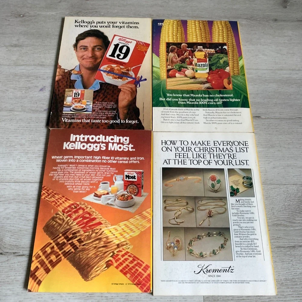 Vintage National‎ Geographic 1979 Magazine Lot of 4 with Humpback Whale Record